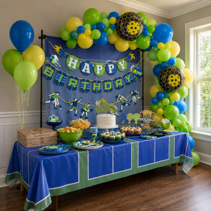 Blue Orchards Science Table Covers (Pack of 3) - 54"x108" XL - Science Birthday Party Decorations, Chemistry Party, Laboratory Theme Table Cloth