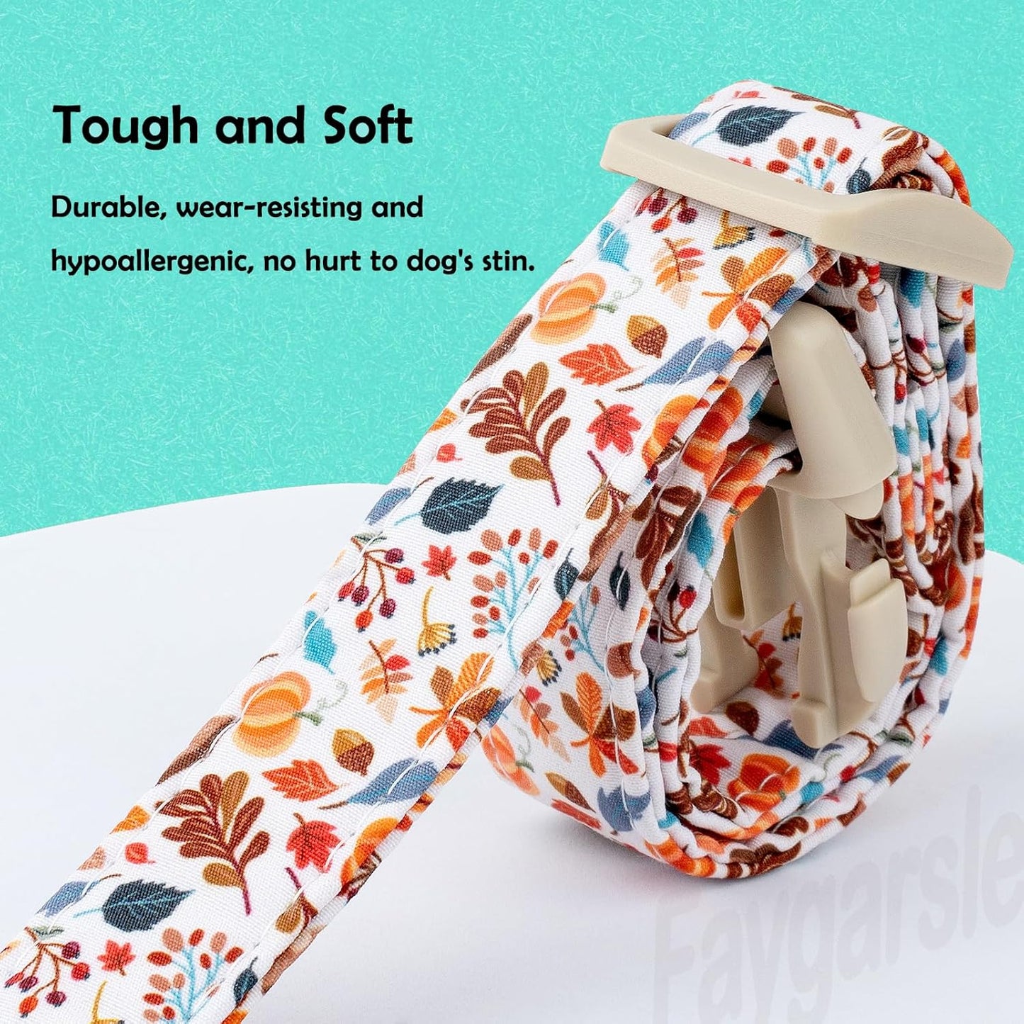 Faygarsle Dog Collar for Small Medium Large Dogs Colorful Puppy Collars for Female Dogs Toy Building Blocks Patterned Pet Collars for Summer Spring Wedding Puppy Girl Dog Collar M