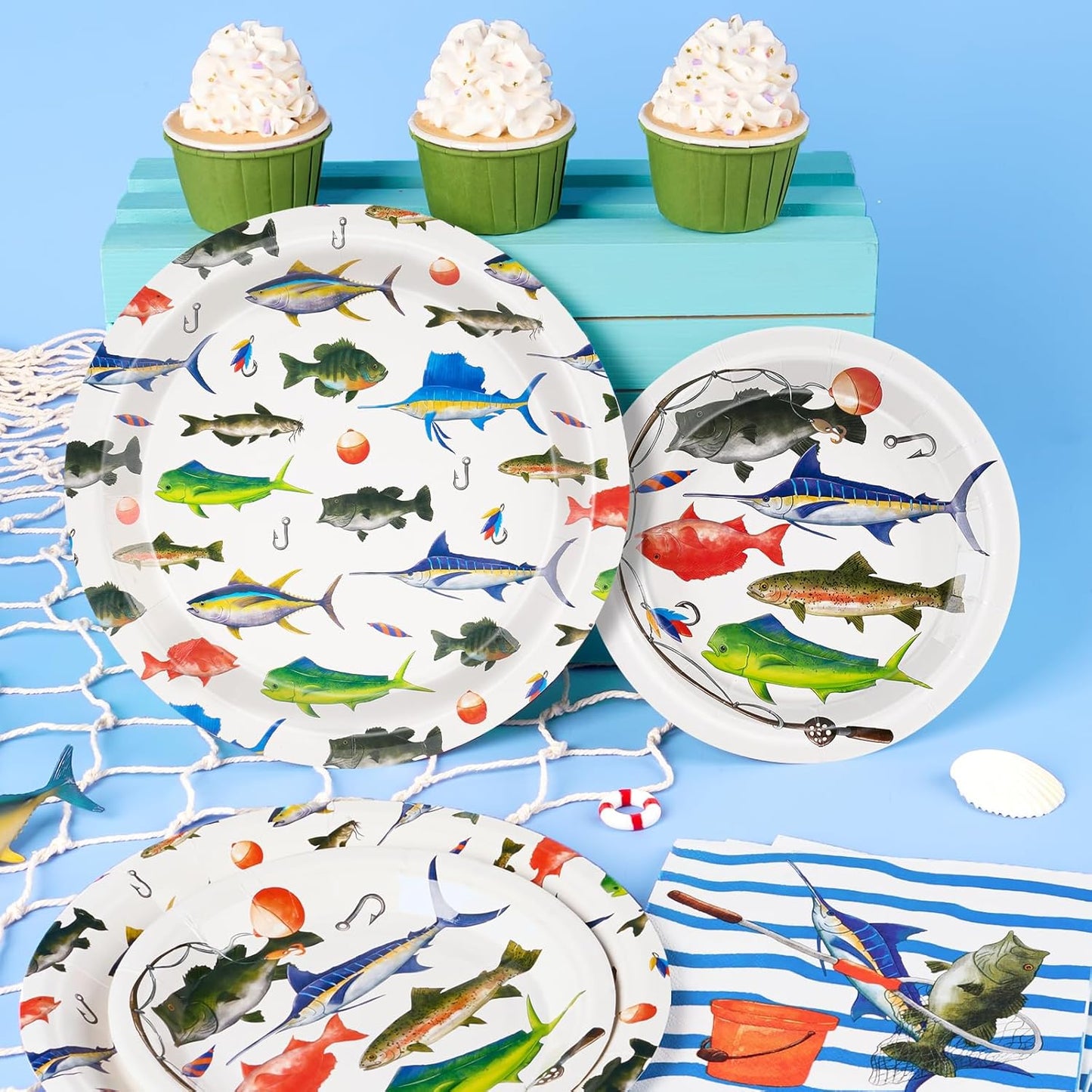 WERNNSAI Science Party Decorations - 48 Pcs Science Plates and Napkins Mad Scientist Birthday Decoration Chemistry Party Plates Set Little Scientist Labratory Favors Serves 16 Guests