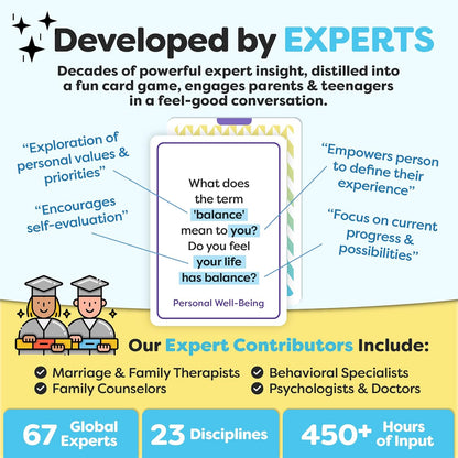 200 Conversation Cards for Teens - Engaging & Deep Questions to Build Trust, Encourage Self-Expression & Strengthen Relationships – Great for Parents, Teachers, Group Discussions & Quality Time