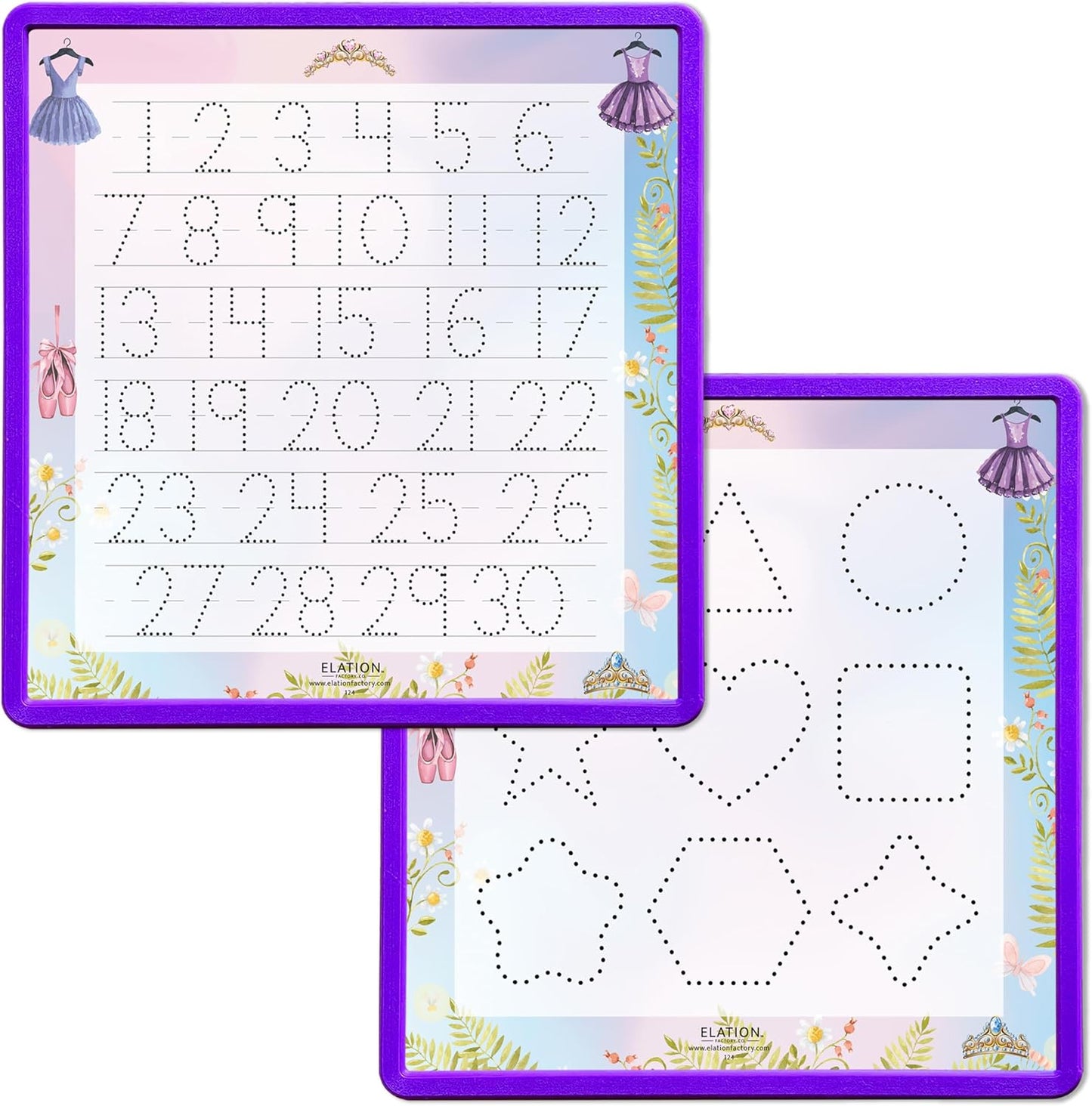 Kid's Name Tracing Board | Dry Erase Letter Tracing | Reusable Writing Practice Board | Personalized | Ballet Theme
