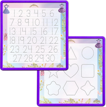 Kid's Name Tracing Board | Dry Erase Letter Tracing | Reusable Writing Practice Board | Personalized | Ballet Theme