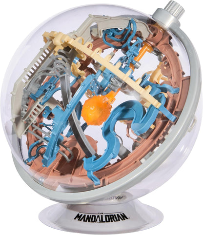 Rubik’s Cube, Rubik’s Tracks Star Wars, Mandalorian-Themed 3D Gravity Maze & 3D Puzzle Game with 80 Obstacles, Grogu Miniature Inside, Problem-Solving Challenging Brain Teaser Fidget Toy, Ages 8 & Up