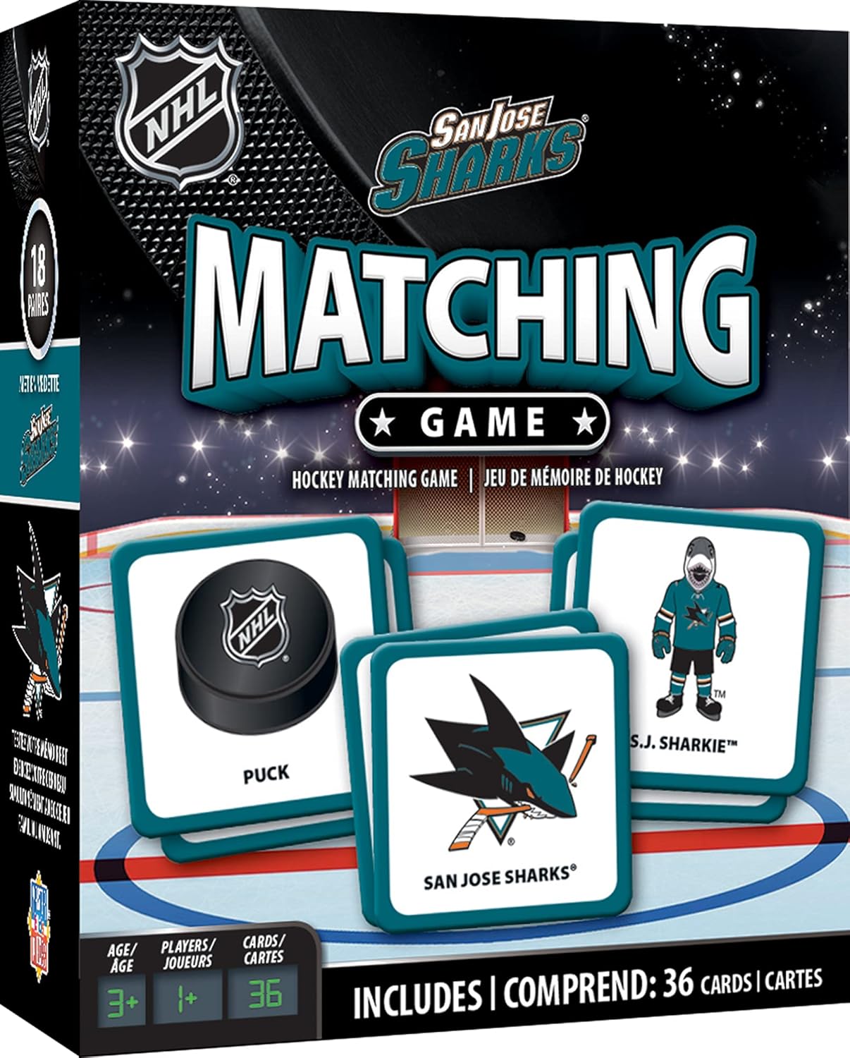 MasterPieces NHL Chicago Blackhawks Matching Game, For Ages 3+ - Fun Family Entertainment for Kids and Adults - Educational, Engaging, and Perfect for Game Night, Interactive Classroom Activities
