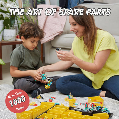 The Off Bits Space Mission Educational Build Your Own Robot Toy, Stem Building Toys for Boys and Girls, Valentine Birthday Gift for Kids Montessori Play Kit, Steam Toys for Kids Ages 6 7 8 9+