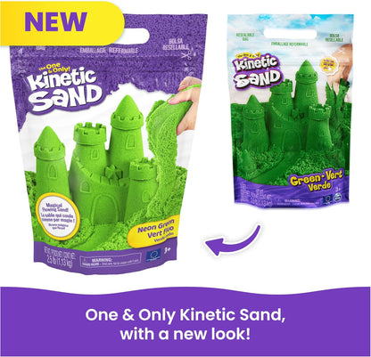 Kinetic Sand, 2.5lbs Purple Play Sand, Amazon Exclusive, Moldable Sensory Toys for Kids, Resealable Bag (Packaging May Vary), for Ages 3 and up