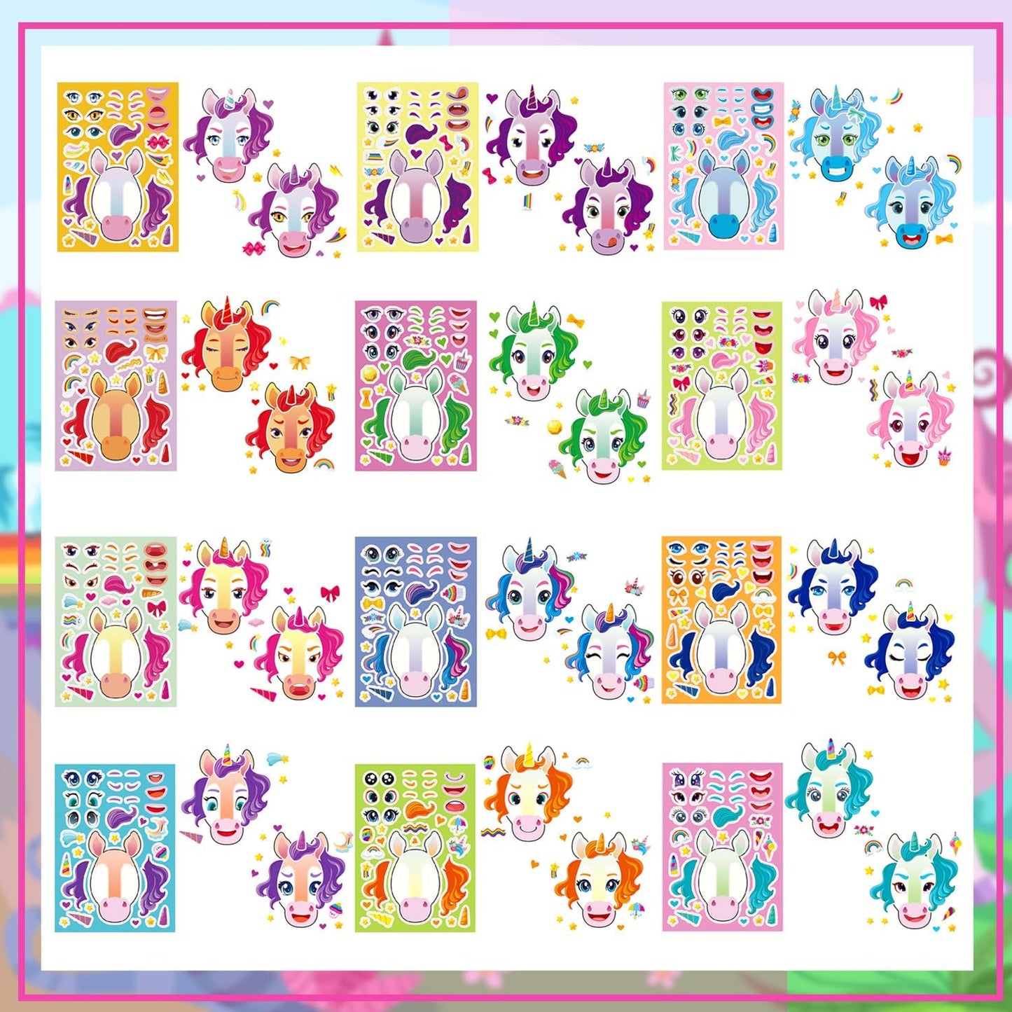 24-Sheet Make Your Own Science Sticker Kit | Microscope, DNA & Scientist Designs - Reusable Educational Decor for Classrooms & Kids Rooms