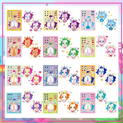 24-Sheet Make Your Own Science Sticker Kit | Microscope, DNA & Scientist Designs - Reusable Educational Decor for Classrooms & Kids Rooms