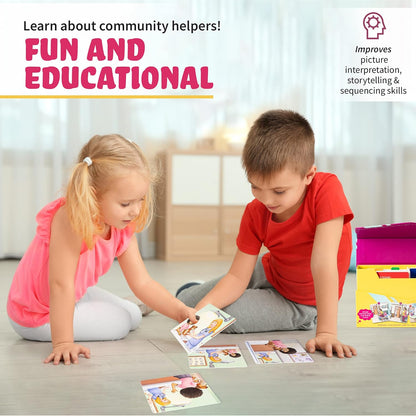 Sequencing Cards for Storytelling, Speech Therapy Game, Special Education Materials, Sentence Building, Problem Solving, Homeschooling Sequence Cards, Autism Game, Picture Sences, SEL