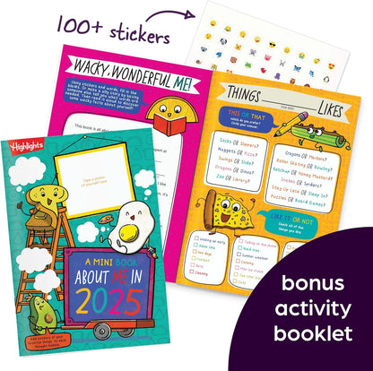 Highlights for Children Puzzle Fun 2025 Books for Kids Ages 6 and Up, 4-Book Set of Brain Teasers, Mazes, Word Puzzles and More Travel-Friendly Screen Free Kids Puzzles