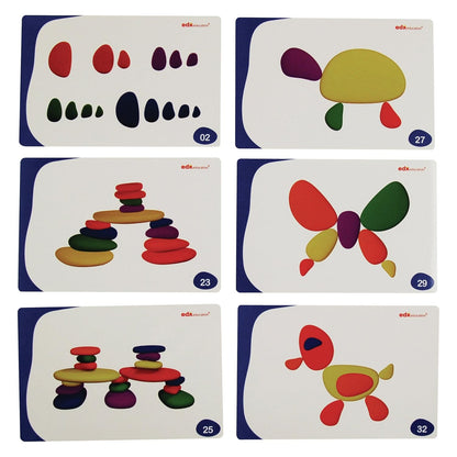Learning Advantage CTU13208 Rainbow Pebbles (Pack of 36)