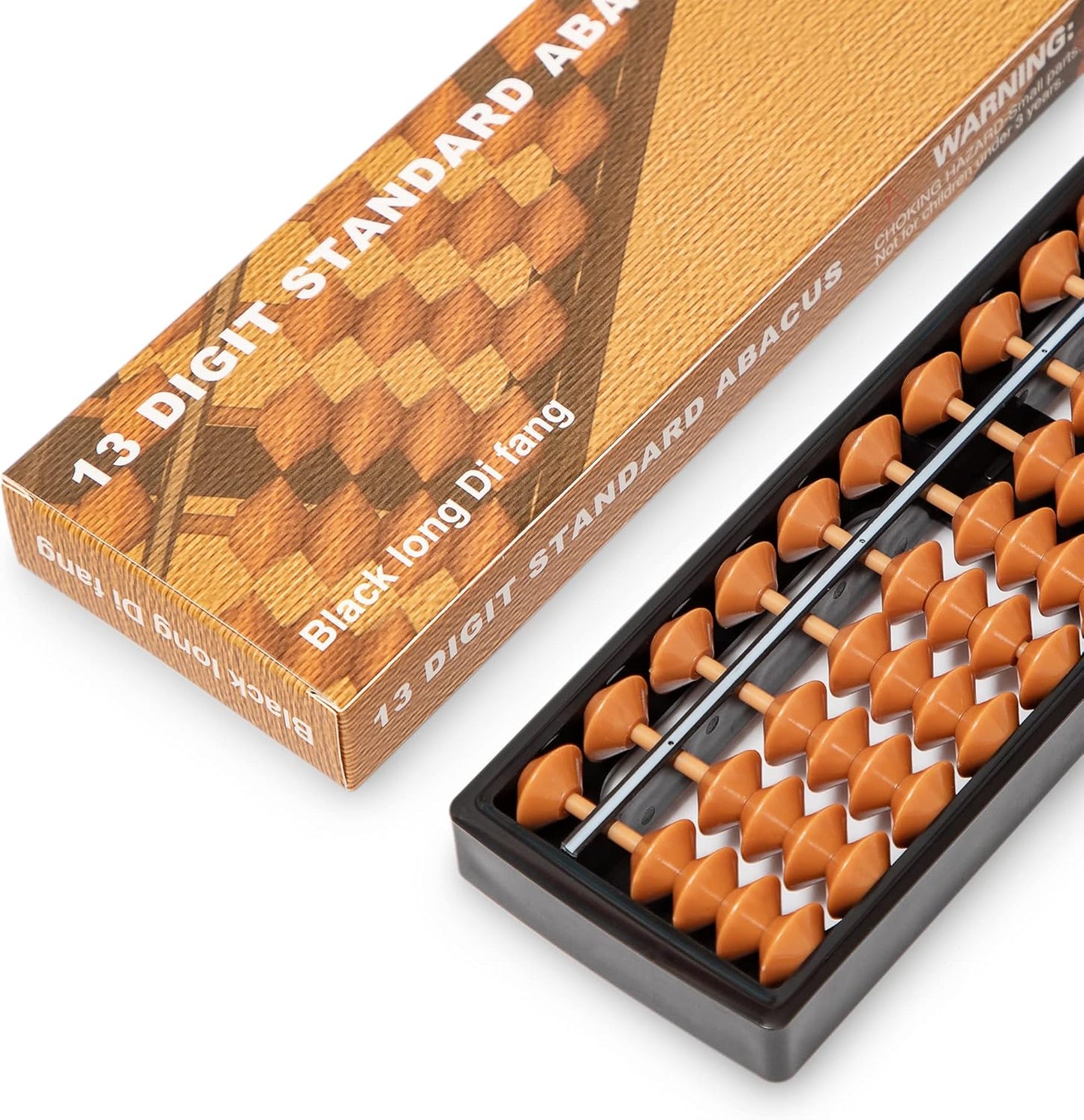 Digital Standard Abacus-20 cm-Professional 13-Column Soroban Calculator (Functional and Educational Tool)