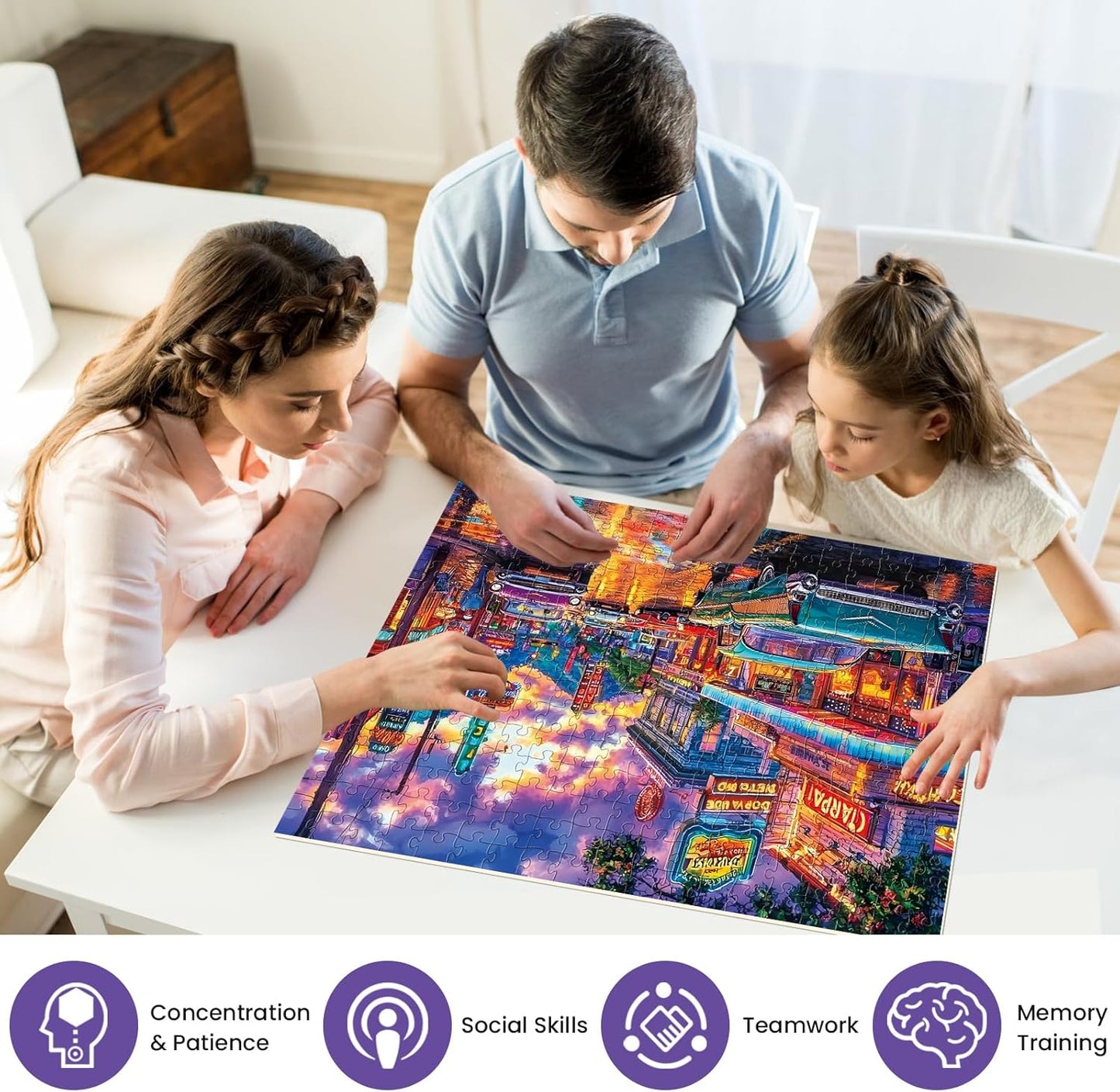 300 Piece Puzzles for Adults,Beautiful Nature Landscape Puzzle for Adults Kids Seniors,Recycled Cardboard Unique House Puzzle 300 Piece,Challenging Family Game Great Gift for Family Friends,20.5x15 in