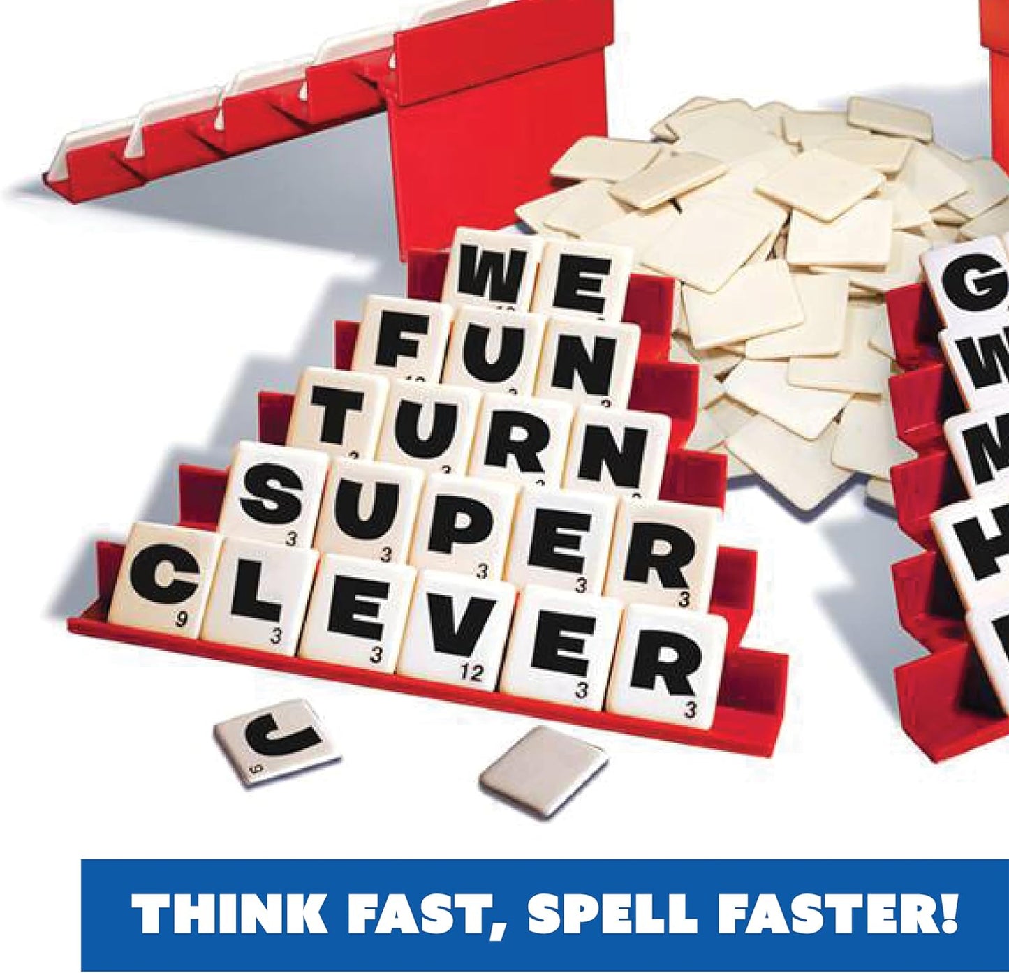 Dabble® Word Game | Fast-Paced Family Board Game | Enhances Spelling and Vocabulary for All Ages | Spell the First Five Words | Award-Winning and Educational Learning Game | Great Game for All Ages
