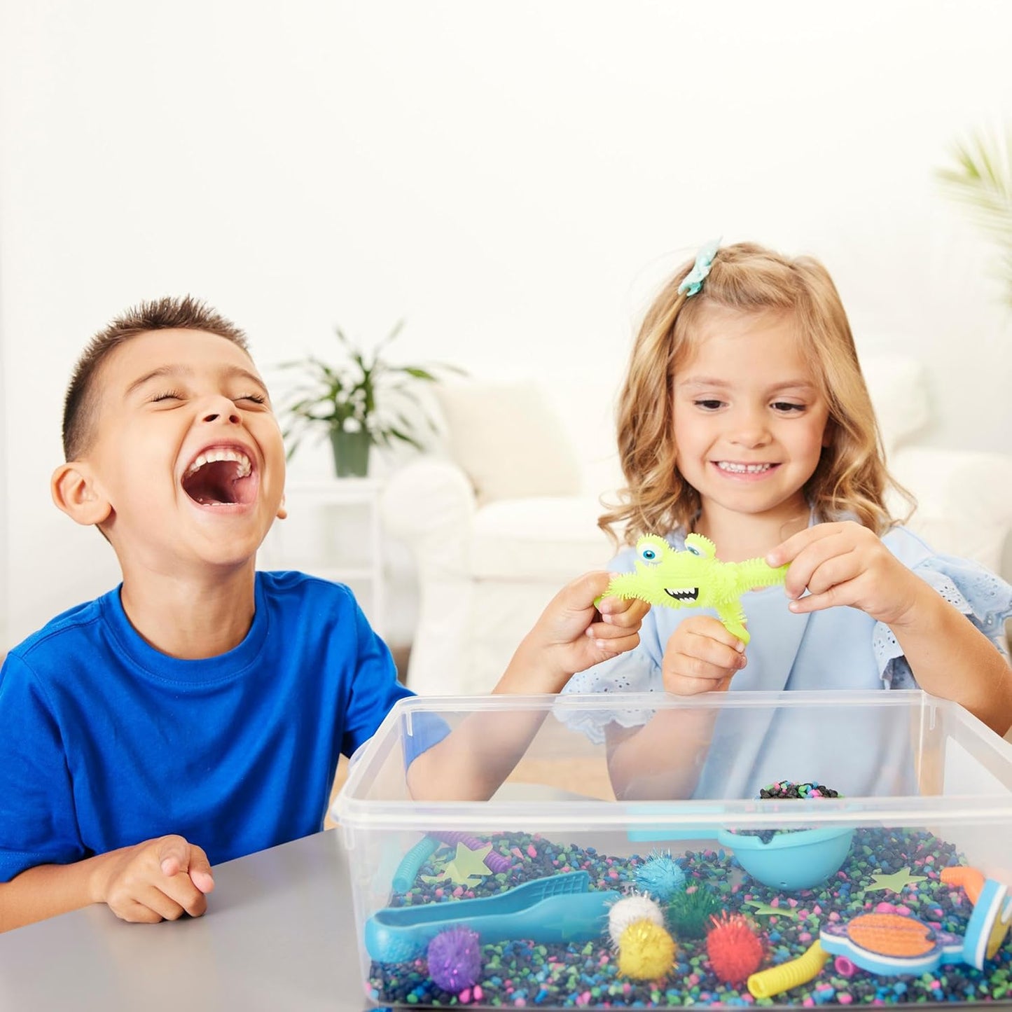 Creativity for Kids Sensory Bin: Dinosaur Dig - Toddler Sensory Toys, Sensory Bin Filler and Toddler Activities for Boys and Girls, Dinosaur Toys for Kids Ages 3-5+