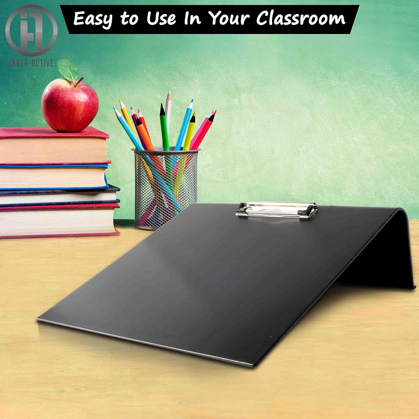INNER-ACTIVE Slant Board for Writing Sloped Surface to Improve Handwriting Legibility, Posture, Positioning, Grasp, and Endurance - Great as Classroom Tool for Writing and Reading