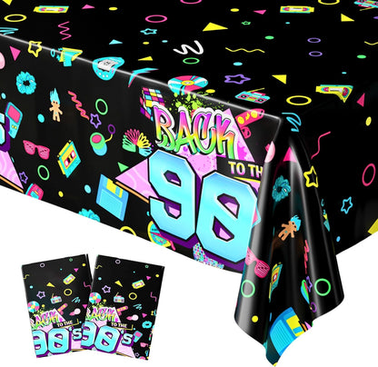 Blue Orchards Science Table Covers (Pack of 3) - 54"x108" XL - Science Birthday Party Decorations, Chemistry Party, Laboratory Theme Table Cloth