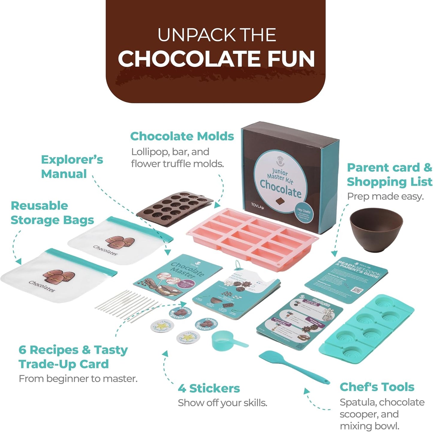 Tovla Jr. My First Food Science Kit – Edible Slime + Fun Experiments – STEM Montessori-Inspired Activity Set for Ages 5-8
