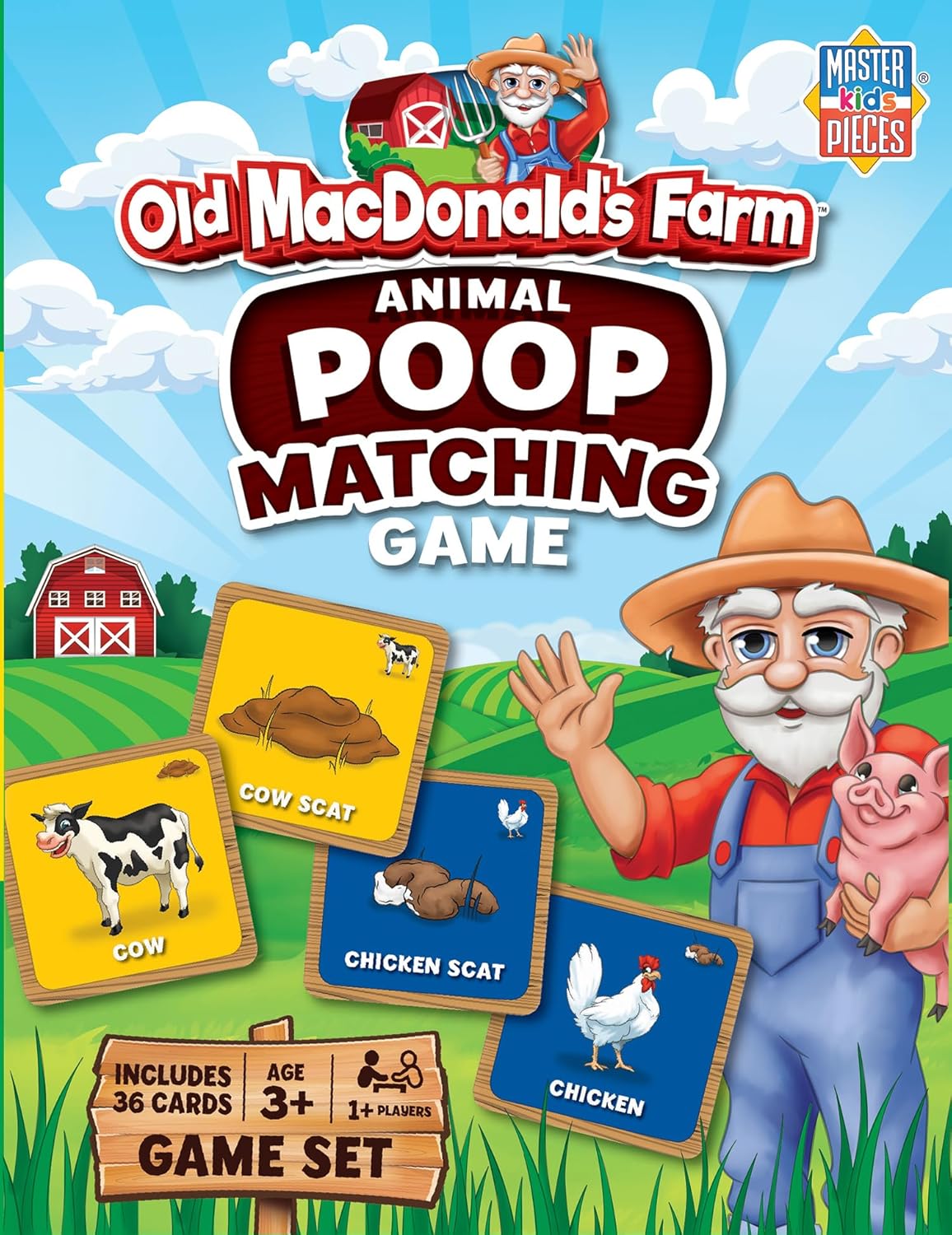 MasterPieces Officially Licensed CAT Picture Matching Card Game for Kids and Families