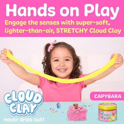 Creativity for Kids Sensory Minis Panda Kit | Cloud Clay Sensory Toy for Toddlers | Squish, Scoop & Discover Panda Surprise Pieces | Mess-Free, Screen-Free Travel Activity for Kids (Ages 3+)