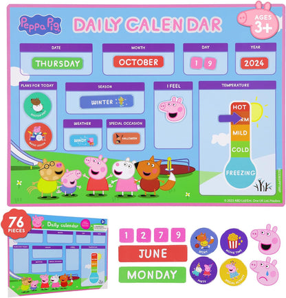 Peppa Pig Toddler Busy Board – Montessori toys for 1 2 3 4 Year Old, Educational Activity Sensory Board for Preschool Learning Fine Motor Skills, Gift Toys for Boys Girls, Airplane Car Travel Toy