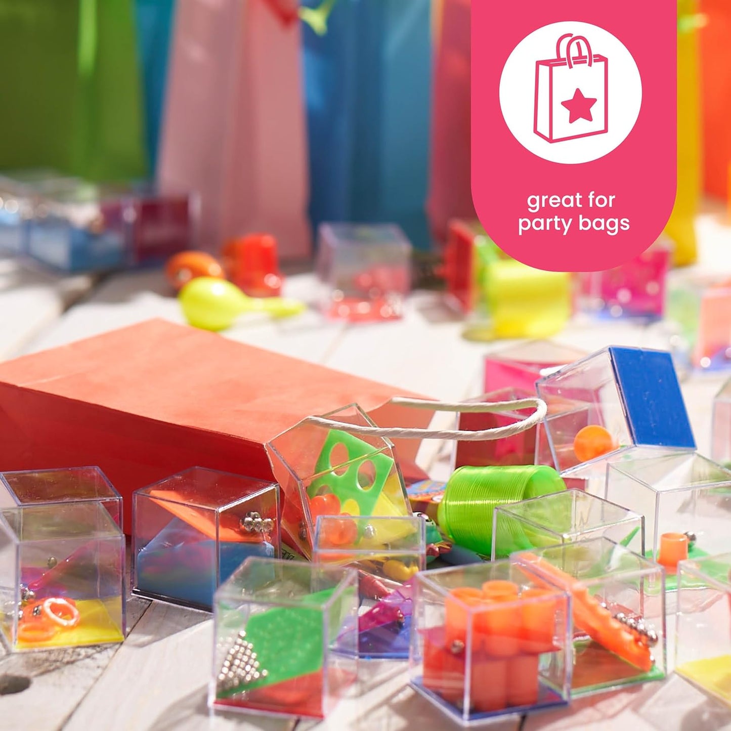 THE TWIDDLERS 12 Pack Brain Teaser Puzzle Cubes, Kids Party Favors - Assorted Difficulty Levels, Christmas Goodie Bag Fillers, Birthday Party Toys, Educational Classroom Prizes, Gifts for Boys Girls