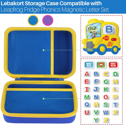 Lebakort Storage Case Compatible with LeapFrog Tad's Fridge Phonics Magnetic Letter Set