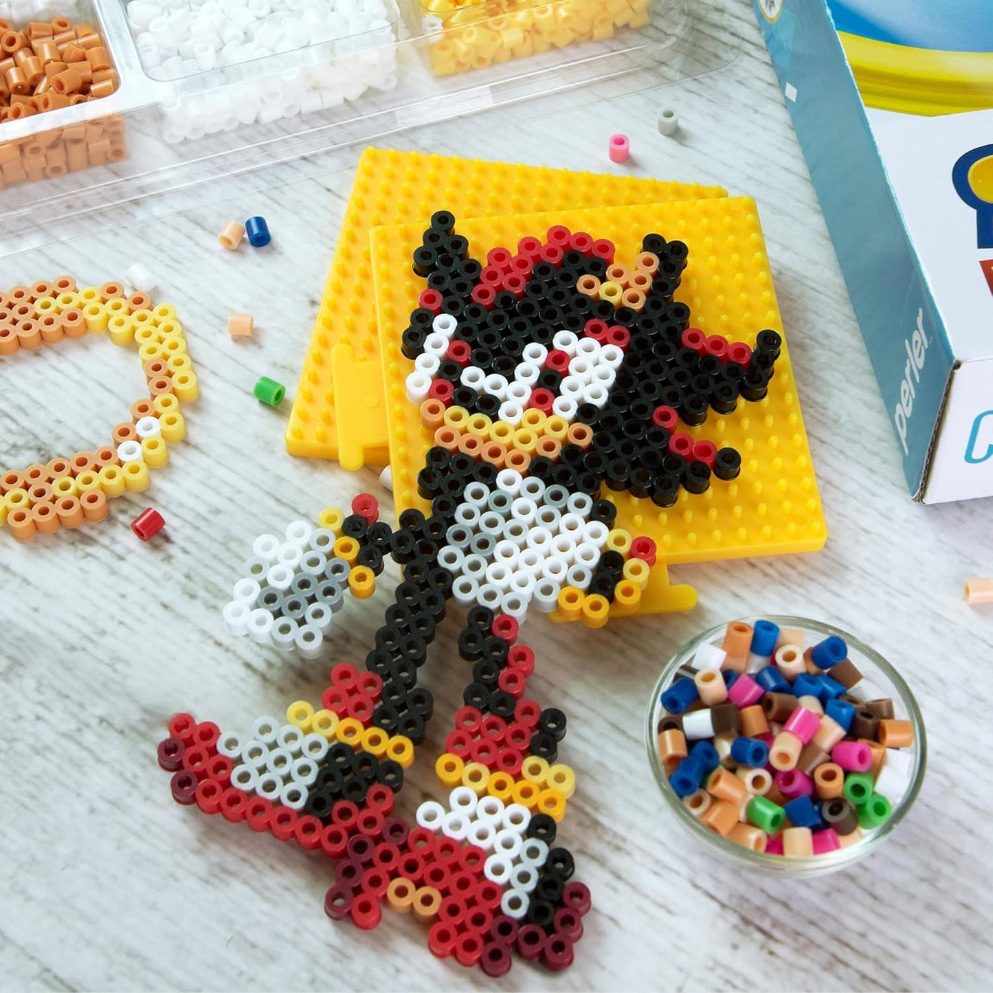 Perler Beads Justice League Superhero Crafts for Kids, 4504 pcs