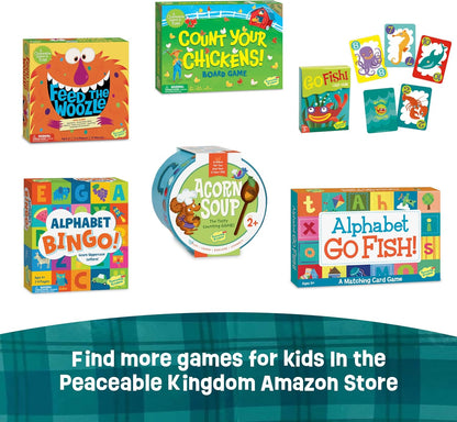 Peaceable Kingdom Snug as a Bug in a Rug Award Winning Cooperative Preschool Skills Builder Game for 2 to 4 Kids ages 3+