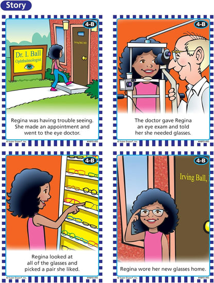 Super Duper Publications | HearBuilder Sequencing Flash Card Fun Deck | Educational Learning Resource for Children