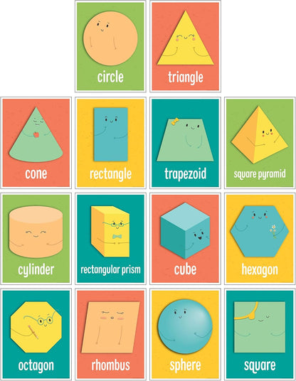 Carson Dellosa 14-Piece Mathematics Strategy Posters, 8.5" x 11" Wall Art Ten Frame, Counting, Number Line, Math Manipulatives, Facts, and More Strategies, Classroom Decor and Teacher Supplies