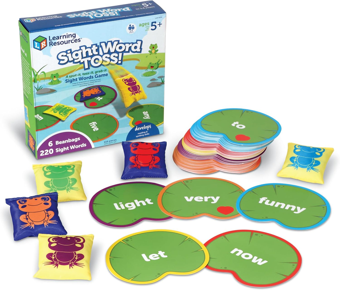 Learning Resources Sight Word Swat A Sight Words Game - Phonics Flash Cards, Board Games for Kids, Montessori Spelling , Homeschool, Classroom Must Haves, Teacher Supplies, Gifts for Boys and Girls