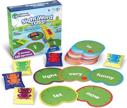 Learning Resources Sight Word Swat A Sight Words Game - Phonics Flash Cards, Board Games for Kids, Montessori Spelling , Homeschool, Classroom Must Haves, Teacher Supplies, Gifts for Boys and Girls