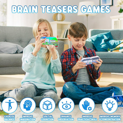 SEVENKA 2 Pack Maze Puzzle Games for Kids Ages 3-8, 3D Mind Puzzles Brain Teasers Gravity Ball Game, Maze Ball Puzzle Toy for Kids Adults, Developmental Games Toys
