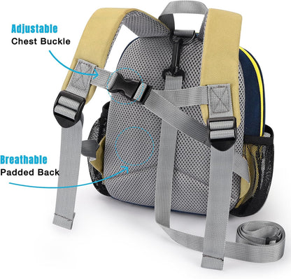 STEAMEDBUN Toddler Backpack Leash for 1-3: Backpack with Leash for Boys Girls - Anti-Lost Harness Backpack for Walking