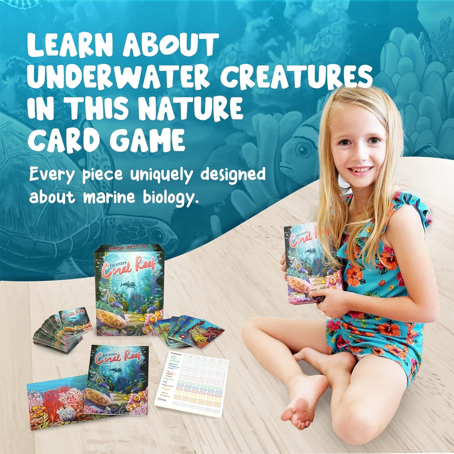 Ecosystem - A Family Card Game about Building Habitats | Learn about Animals, Ecology & Biodiversity for Kids, Adults, Families or the classroom! Fun Board Games for Environmental Science Class