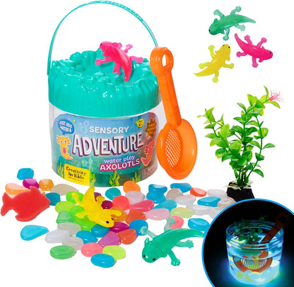Creativity for Kids Sensory Adventure Axolotls Kit | Dig, Squish & Explore | Screen-Free Outdoor Activity for Kids & Summer Activities for Kids (Ages 4+)