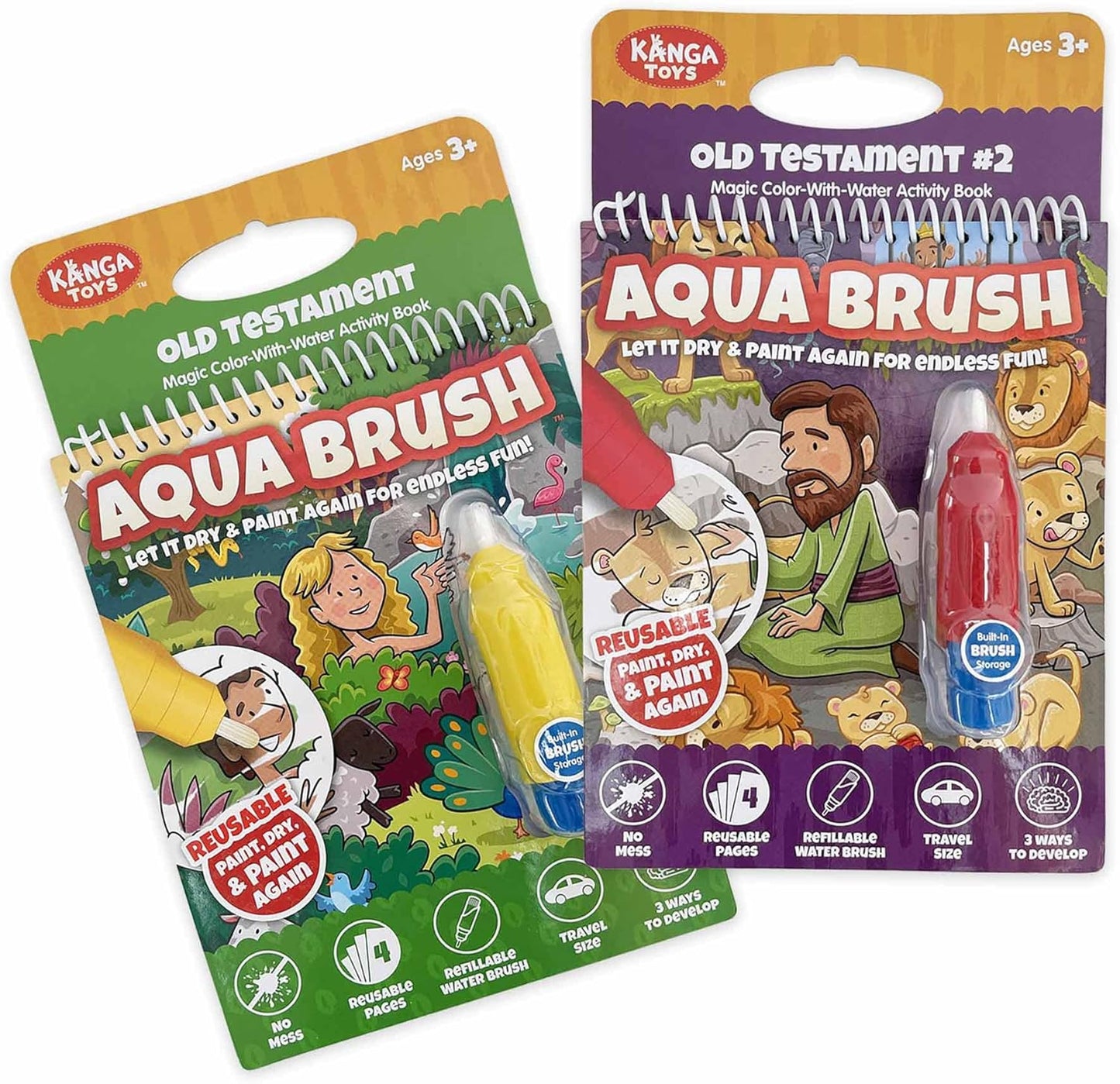 Water Reveal Coloring Scripture Book for Kids Ages 3+. New Testament Bible Stories: Preschool, Elementary, Primary, Christian, Religion