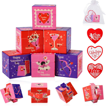 48 Pack Mini Cube Bulk, 1.18 Inch 3x3x3 Small Puzzle Cubes Set, Birthday Party Favors, Classroom Rewards Prizes, Stocking Stuffers, Easter Basket Fillers for Kids