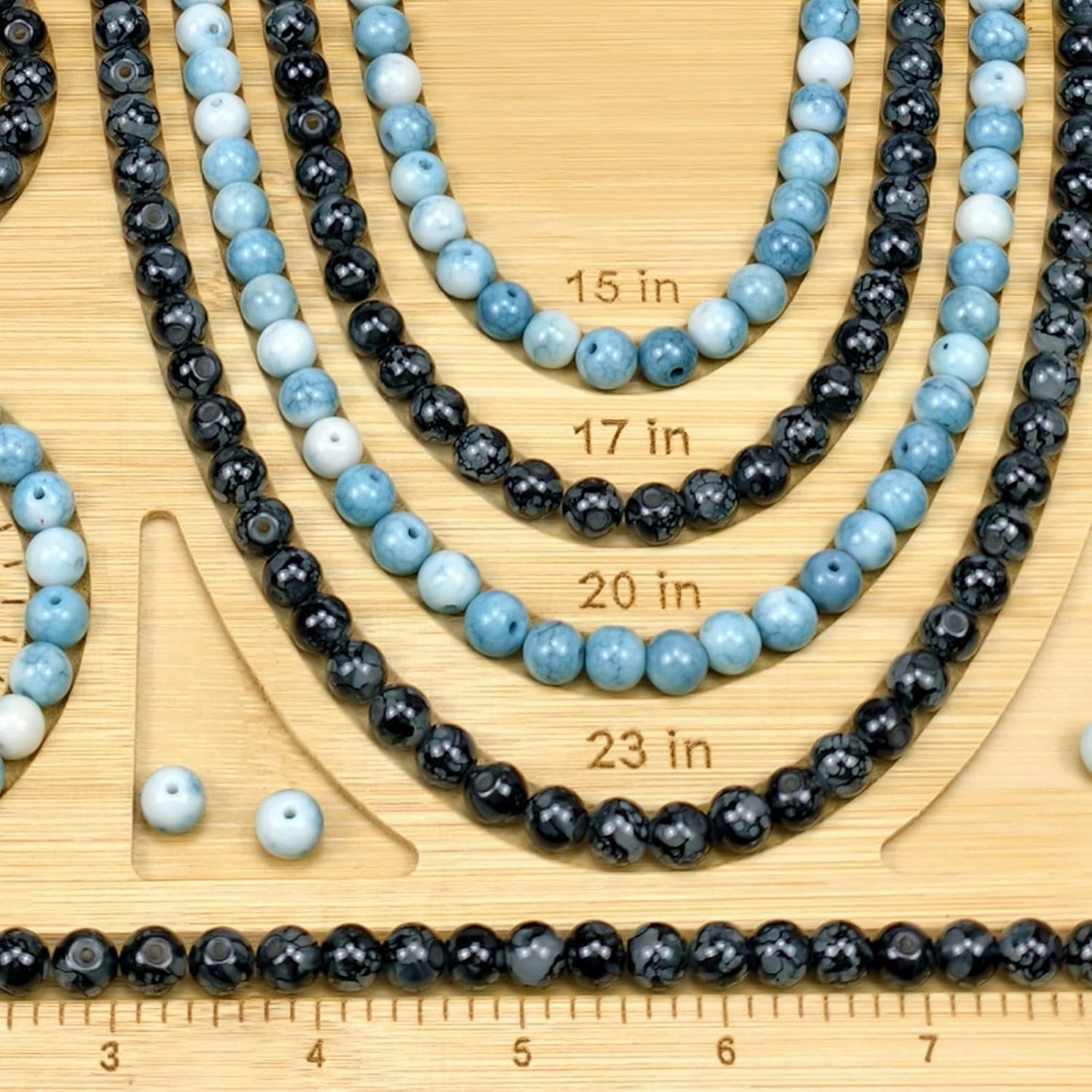 Petoysoso Bead Boards for Jewelry Making, Bamboo Beading Board for Bracelet & Necklace, Jewelry Making Supplies,Bead Tray Supplies