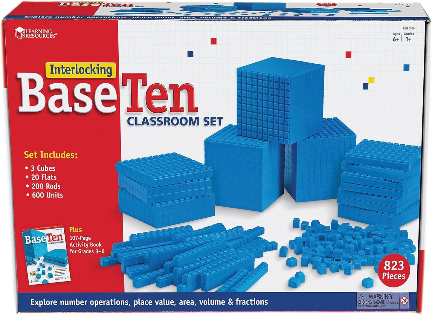 Learning Resources Interlocking Base 10 Class Set