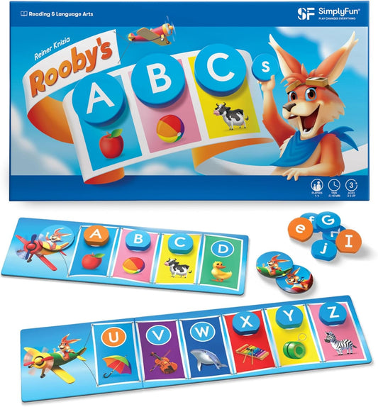 SimplyFun Uncle Beary’s Bedtime - an Engaging and Educational Toddler Game - Learn to Develop Counting Skills, Focus and Self Control - 2 to 4 Players, for Kids Ages 3 & Up