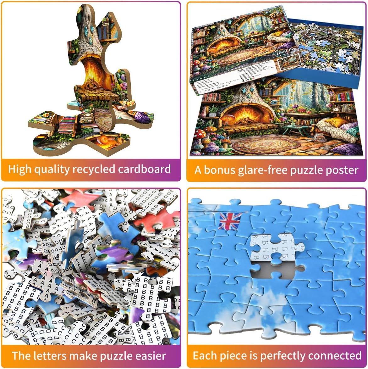 Jigsaw Puzzles for Adults 1000 Piece Puzzle for Adults 1000 Pieces Puzzle 1000 Pieces-Idyllic Rural Summer Landscape