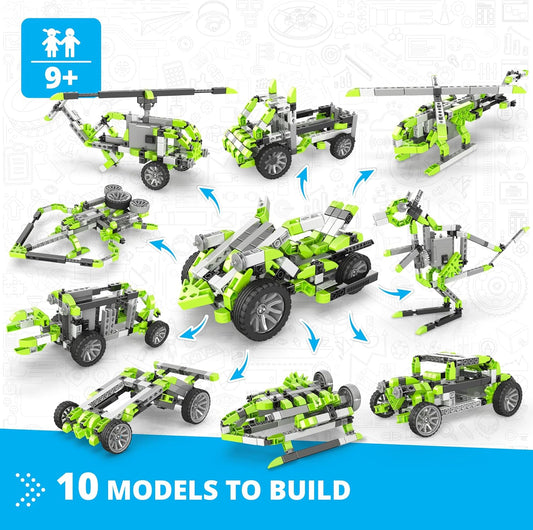 ENGINO- Inventor STEM Toys, Robotorized GinoBot, Construction Toys for Kids 9+, STEM Building Toys, STEM Projects, Gifts for Boys & Girls