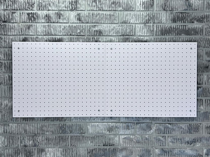 Triton Products Heavy Duty Poly Pegboards - Set of 2 DuraBoard Wall Panels, Each 22" x 18" x 1/4" with 1/4" Holes for Home, Office, Garage, Storage and Organization (White)