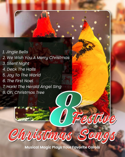 Extra Large Christmas Snow Globes Christmas Lantern, 12.99" Musical Snow Globe with 8 Songs, Santa Snowglobe for Kids Adults, 6H Timer Dual Power, Lighted Christmas Decorations Indoor Gifts