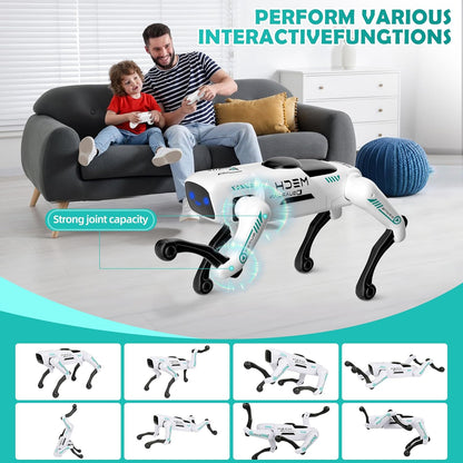 Smart Robot Dog - Interactive STEM Pet with Voice Control, 30+ Actions & APP Programming, Durable Design for Kids Age 6+ (Compatible with iOS/Android)