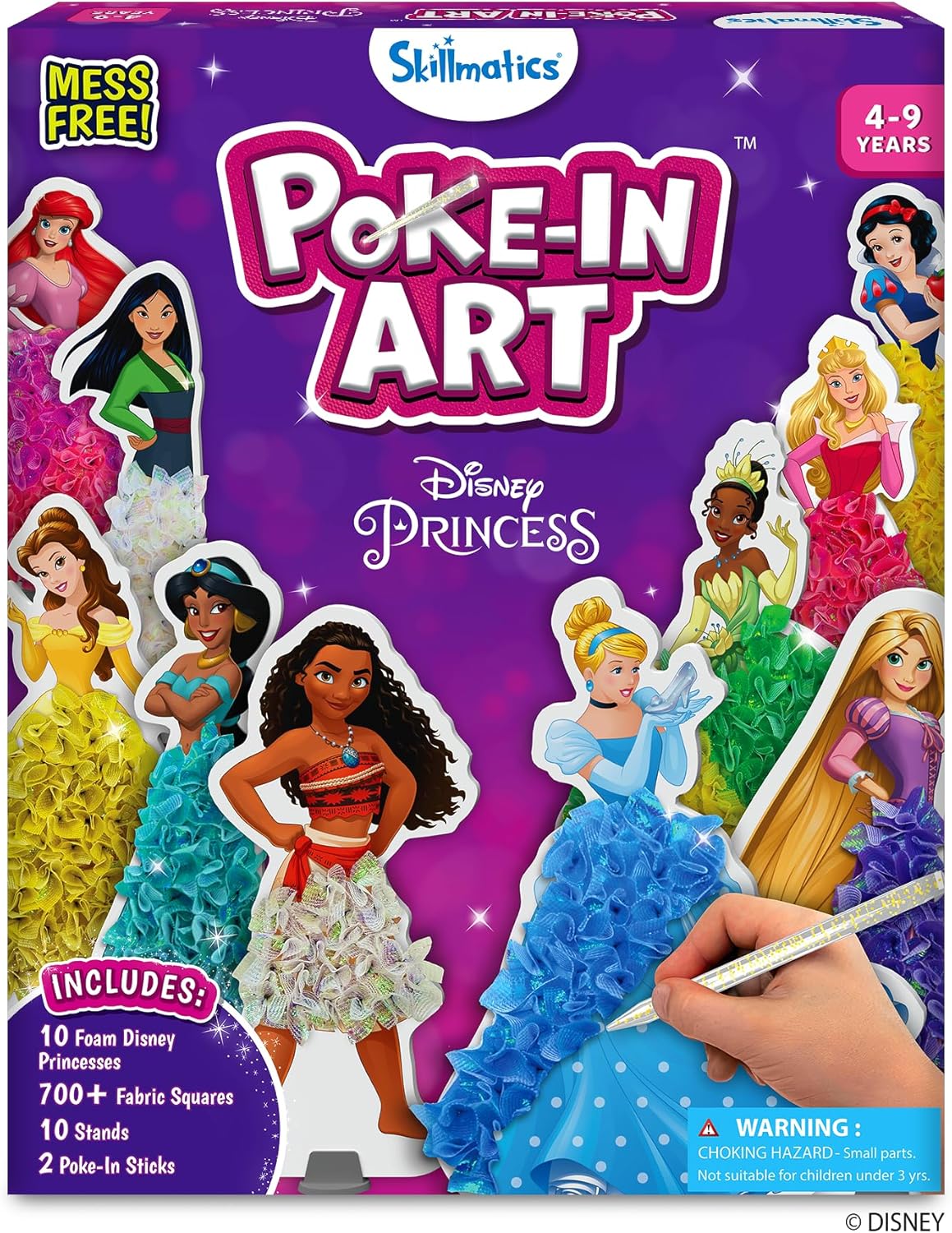 Skillmatics Poke-in Art - Magical Unicorn Dream Decor, Mess-Free Fun for Kids, DIY Wood Craft Kits, Screen-Free Activity, Gifts for Ages 4, 5, 6, 7, 8, 9