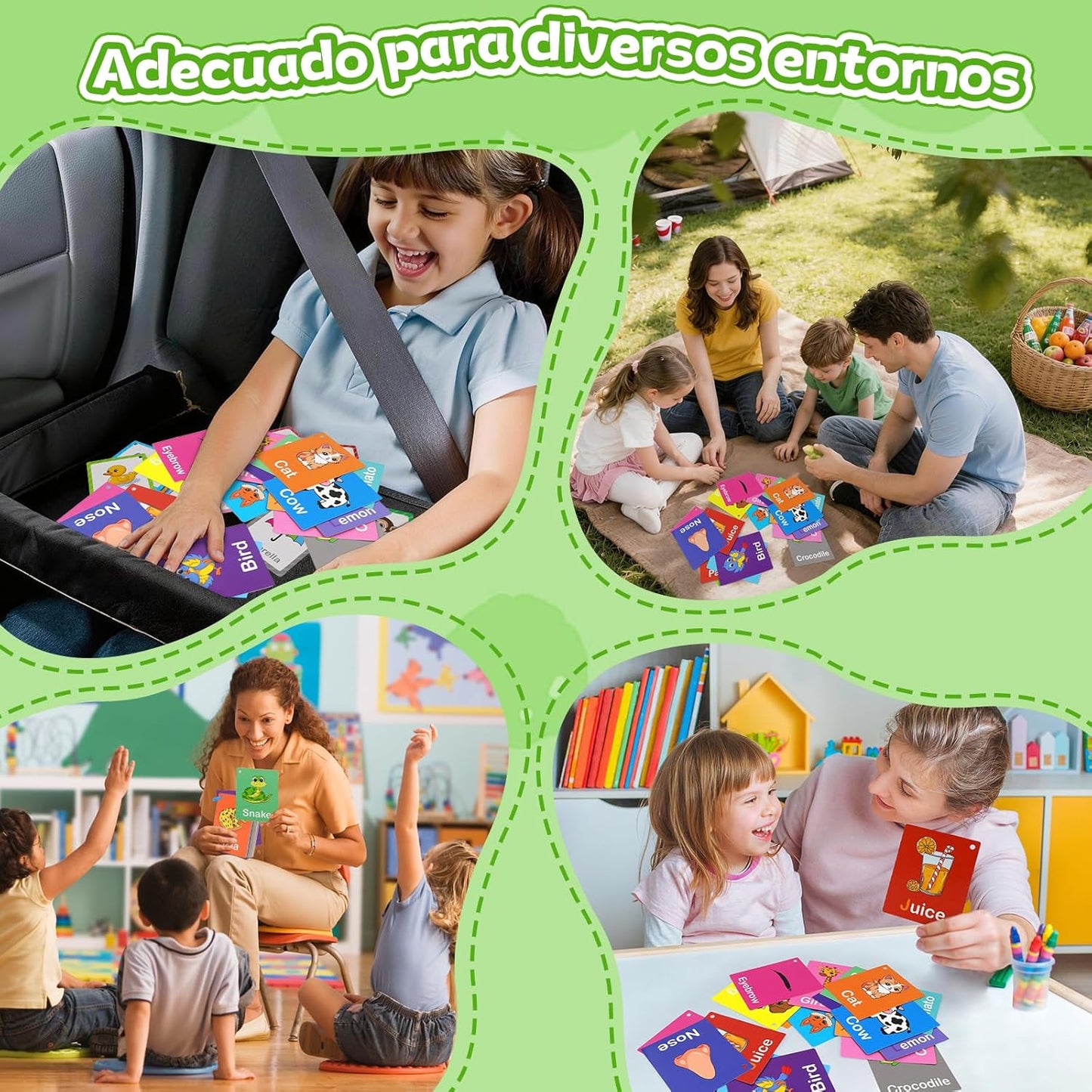 Toddler Learning Flash Cards, 60 PCS Double Sides Flashcards for Alphabets, Numbers, Colors, Shapes, Sight Words, Baby Cognitive Flashcards for Kids, Preschool Kindergarten Learning Activities