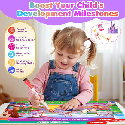 Search and Find Activity Books for Kids Ages 3-5, Travel Games Toys for Car Airplane, Road Trip Activities for Kids Games 4-8, Preschool Learning Activities, Educational Seek Game,Gifts for Boys Girls